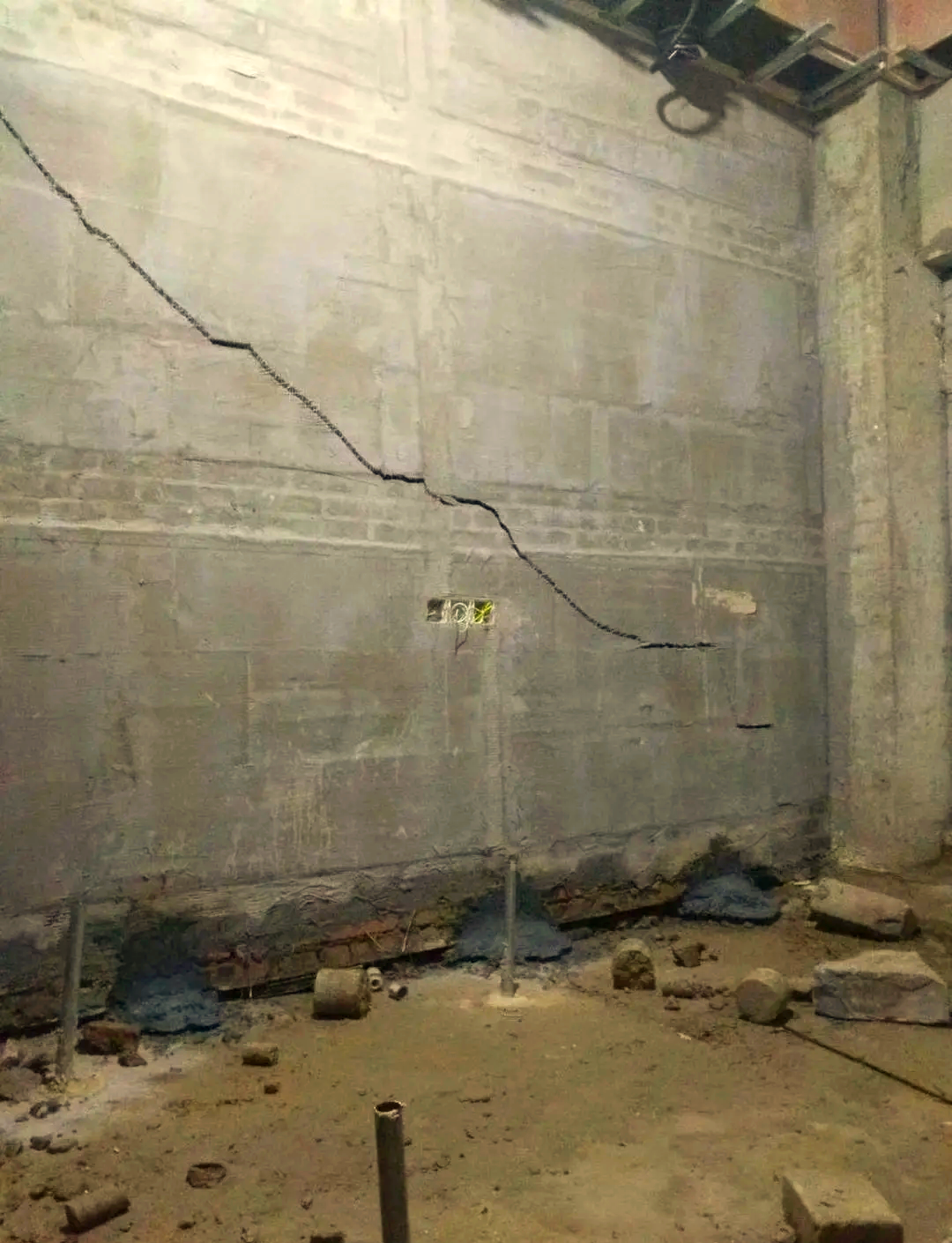 洛阳新安县房屋下沉加固